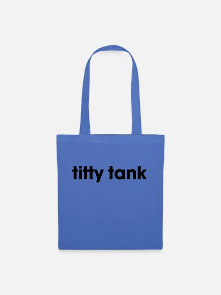 titty tank - Stoffbeutel - Hellblau