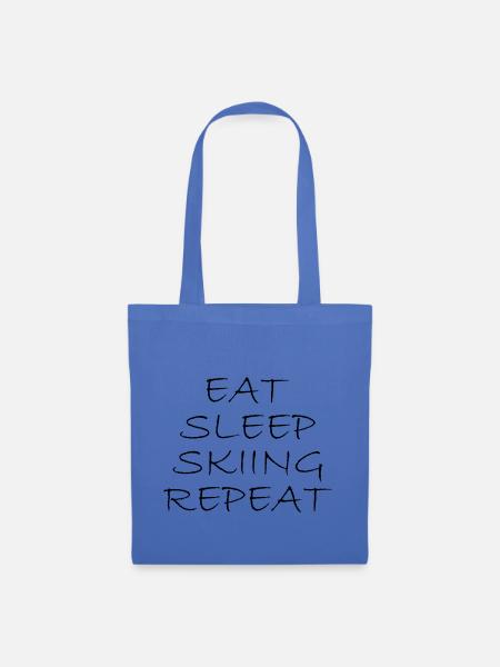 Skiing - Stoffbeutel - Hellblau