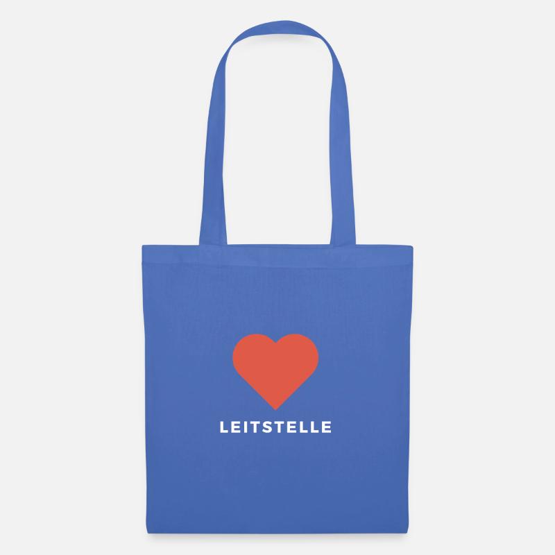 Wir lieben Leitstellen! - Stoffbeutel - Hellblau