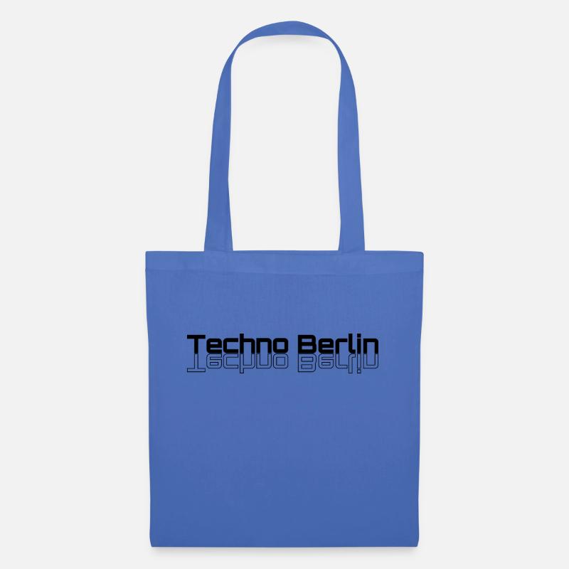 Techno Berlin Turnaround - Stoffbeutel - Hellblau