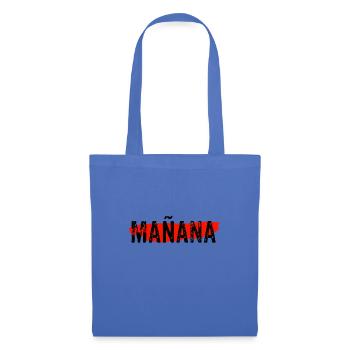 Manana - black - Tote Bag - light blue - Front
