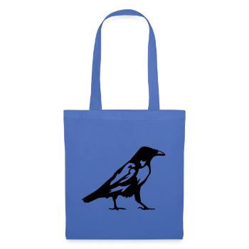 Vögel Rabe 1 - Stoffbeutel - Hellblau - Vorne