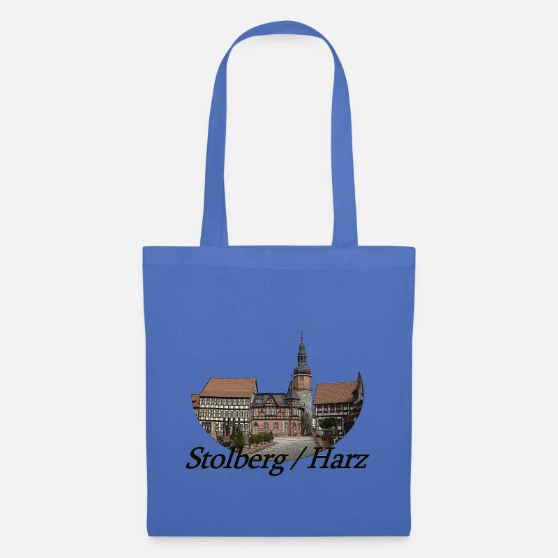 stolberg harz marktplatz 1 - Stoffbeutel - Hellblau