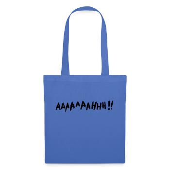 AAAAAAAAAHHH - Spasme hurlant - Sac en tissu - bleu pâle - Devant