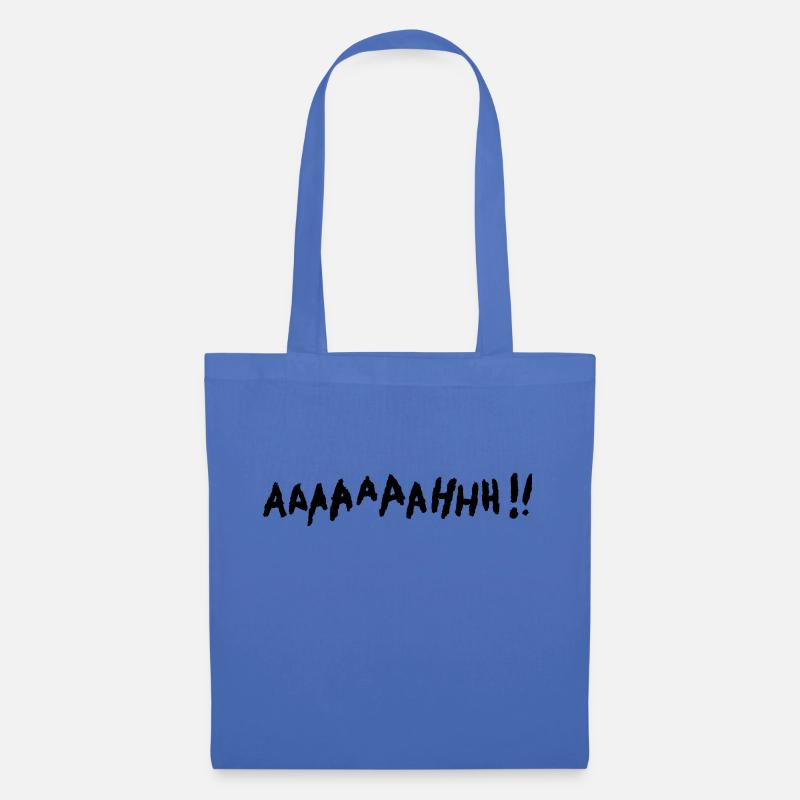 AAAAAAAAAHHH - Screaming spasm - Tote Bag - light blue