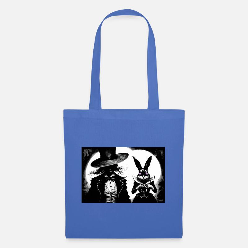 Alice #8 - Sac en tissu - bleu pâle