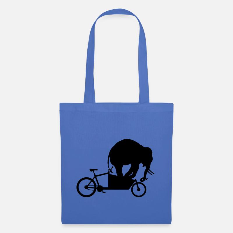 Lastenrad Elefant - Stoffbeutel - Hellblau
