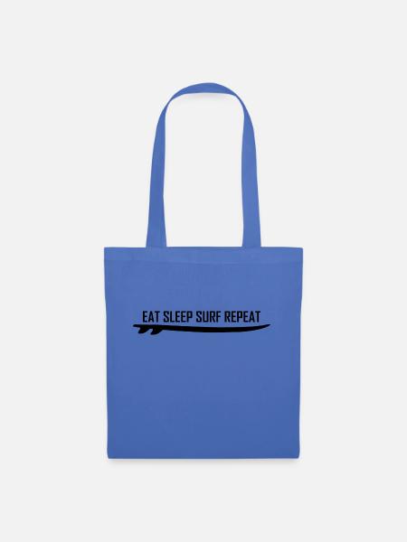 Surfer Surfboard Surfing Geschenksidee - Stoffbeutel - Hellblau