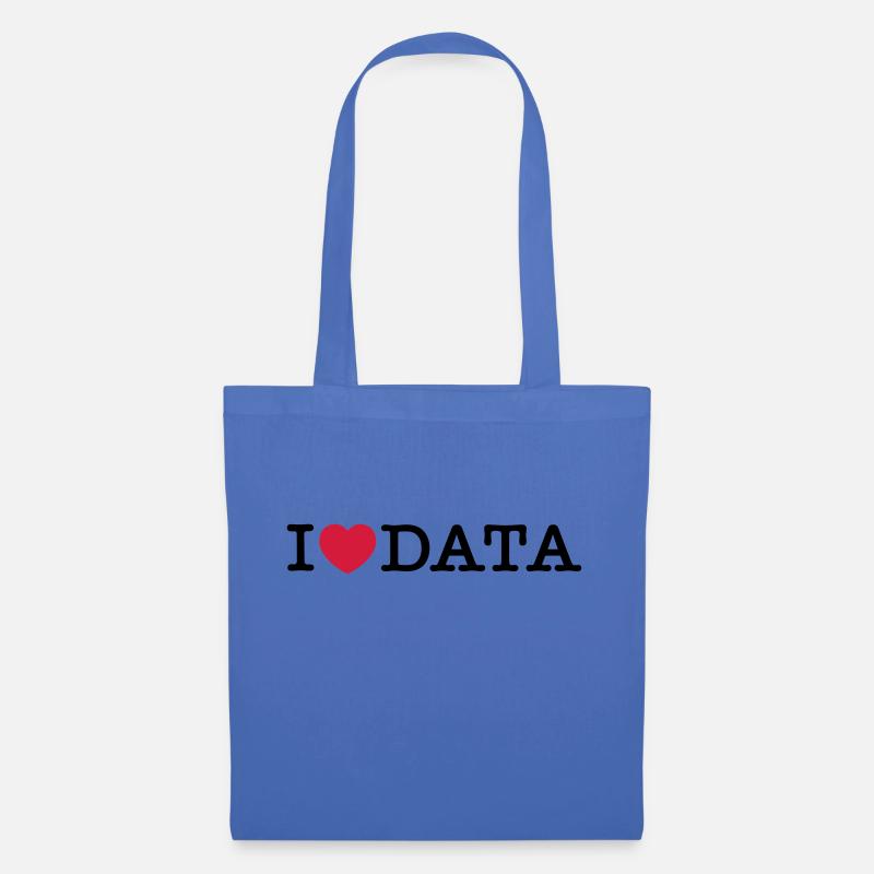 Data I Love - Tote Bag - light blue
