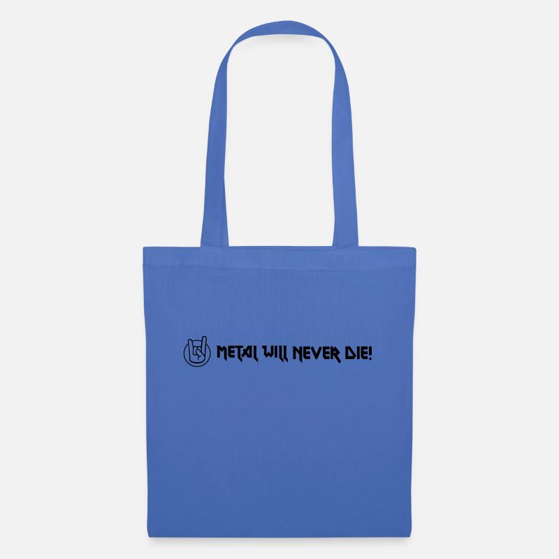 Metal will never die - Stoffbeutel - Hellblau