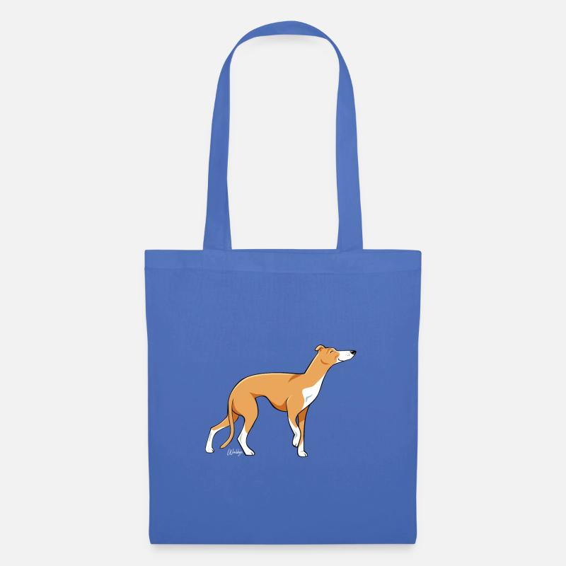 Nur Whippet III - Stoffbeutel - Hellblau