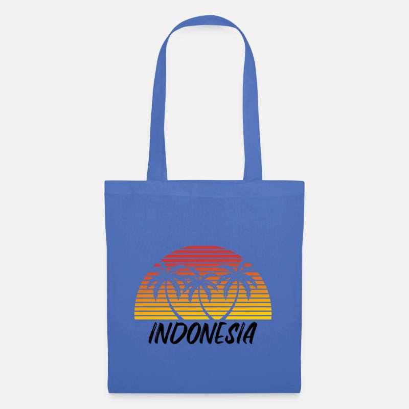 Indonesien - Stoffbeutel - Hellblau