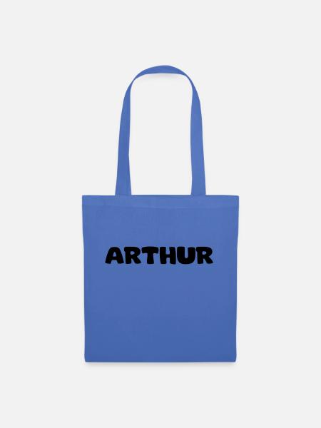 Name - Arthur - Stoffbeutel - Hellblau