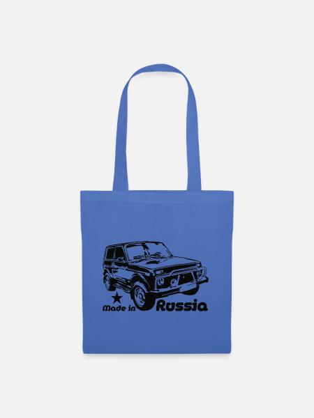 Lada Niva - Stoffbeutel - Hellblau