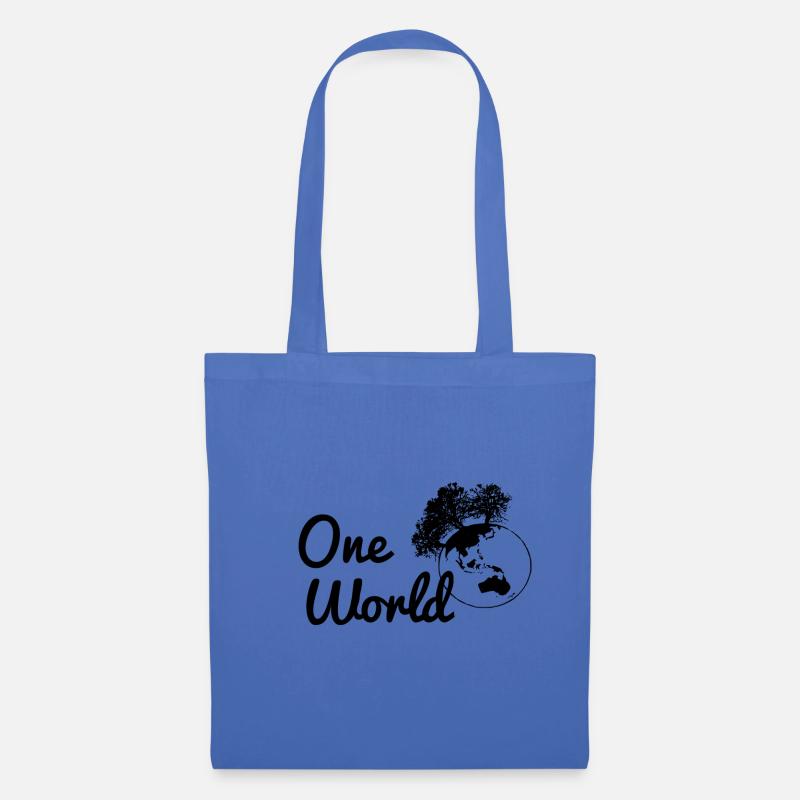 One World. - Stoffbeutel - Hellblau