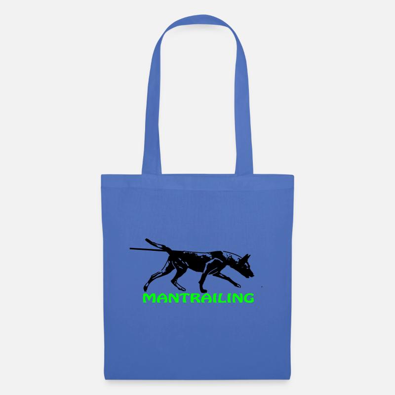 Mantrailing mit Malinois - Stoffbeutel - Hellblau