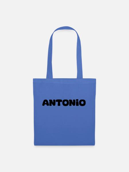 Name - Antonio - Stoffbeutel - Hellblau
