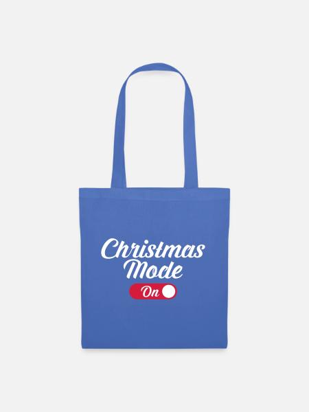 Christmas Mode (On) - Stoffbeutel - Hellblau