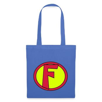 Super, Superheld, Superheldin, Hero, F - Tote Bag - light blue - Front