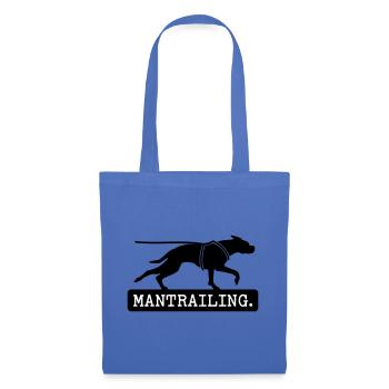 Mantrailing shield Typo - Tote Bag - light blue - Front