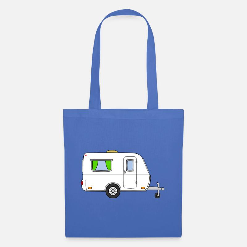 Caravan White (version moderne) - Sac en tissu - bleu pâle