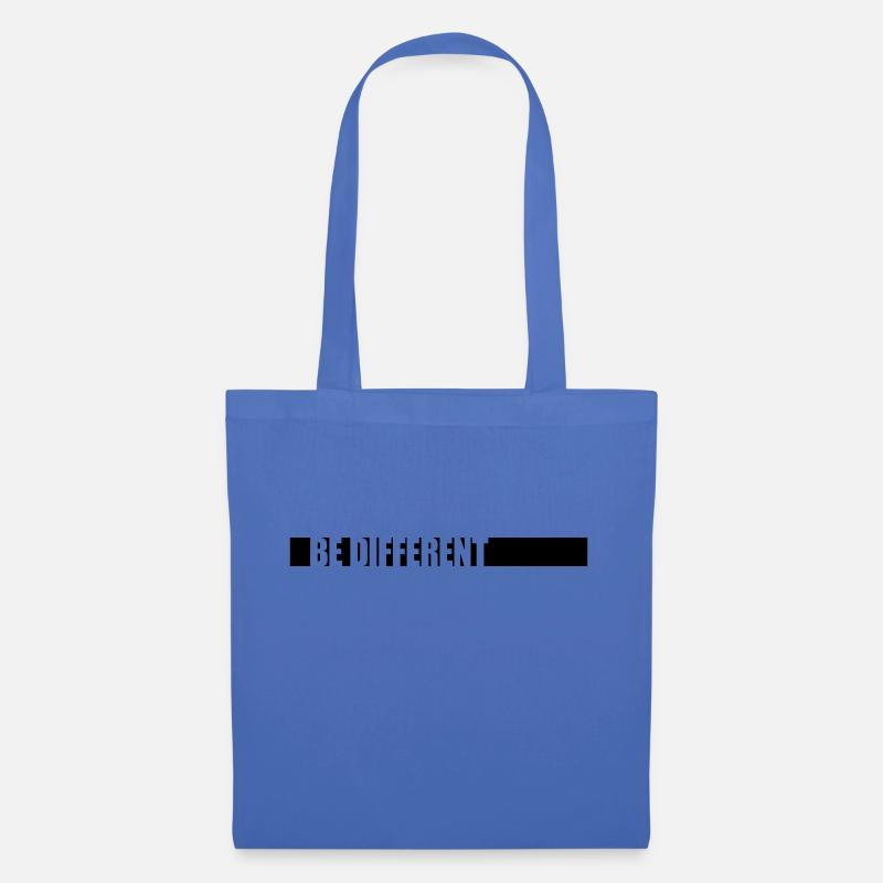 Be different Logo Design - Stoffbeutel - Hellblau