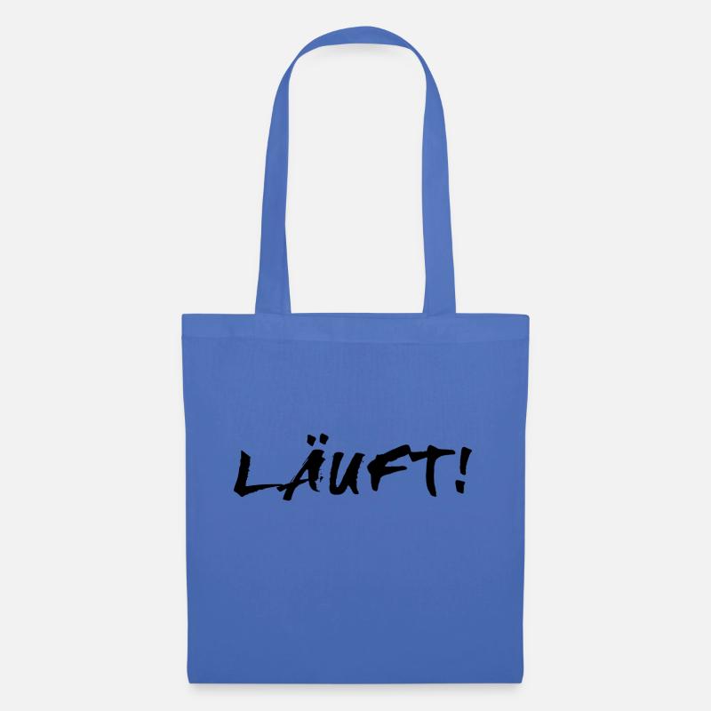 Läuft! - Stoffbeutel - Hellblau