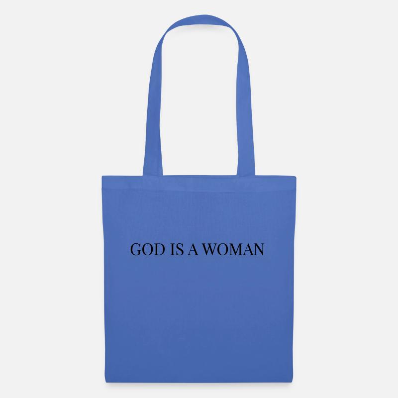 GOD IS A WOMAN - Stoffbeutel - Hellblau
