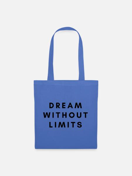 Dream without limits - Stoffbeutel - Hellblau