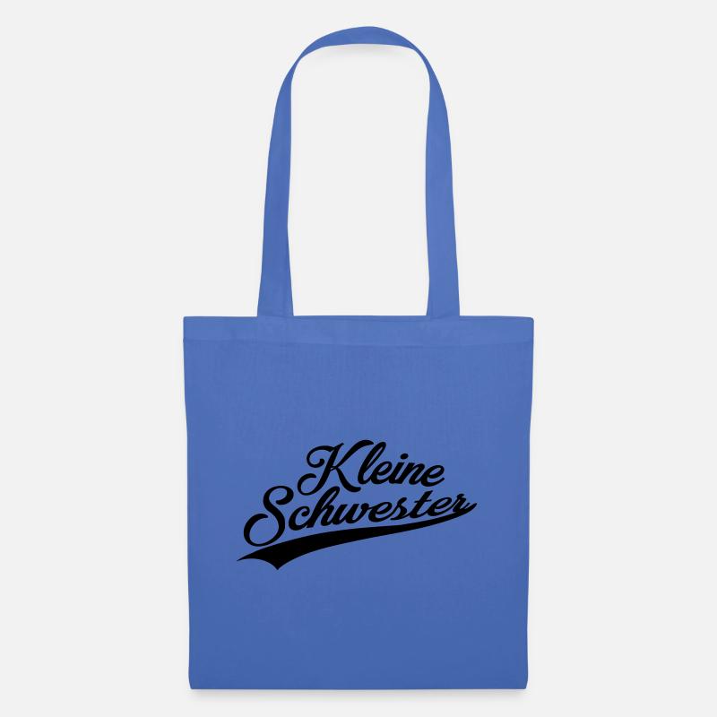 Kleine Schwester Handwriting - Stoffbeutel - Hellblau