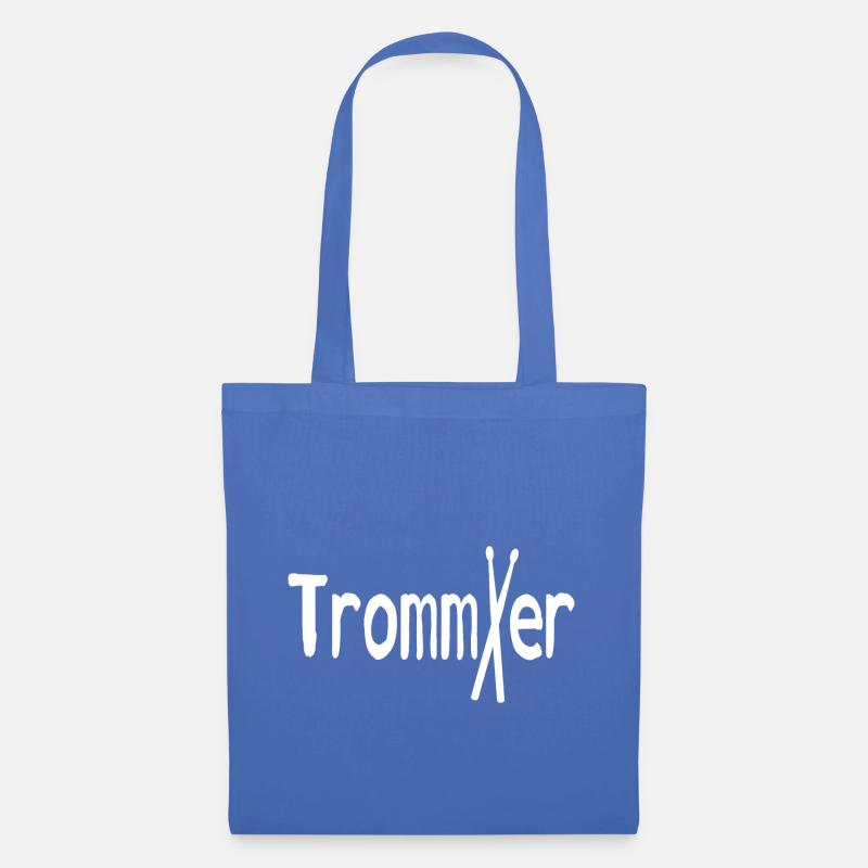 Trommler Drums Percussion - Stoffbeutel - Hellblau