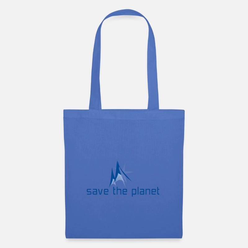 save the Planet - Stoffbeutel - Hellblau
