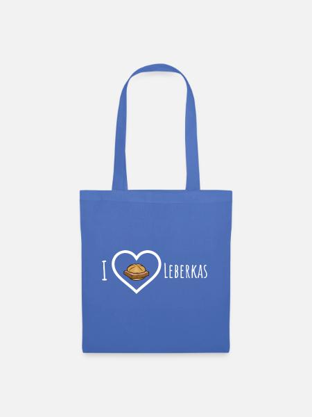 I Love Leberkas - Stoffbeutel - Hellblau