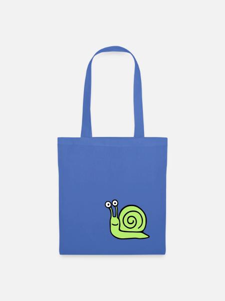 Schnecke 5.3 - Stoffbeutel - Hellblau