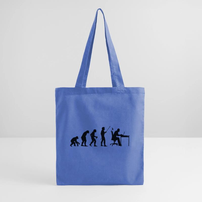 Evolution Of Man Coding Software Developer Program Stoffbeutel