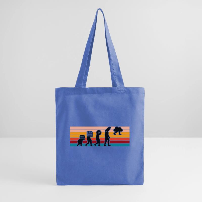 Evolution Of Man Coding Software Developer Program Stoffbeutel