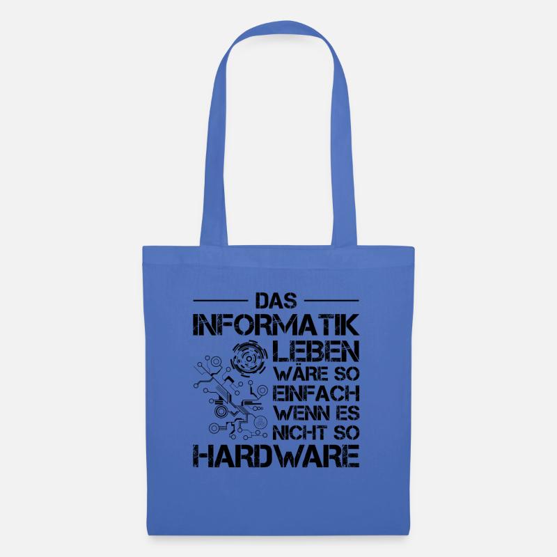Lustiges Informatiker Informatik Hardware Nerd IT - Stoffbeutel - Hellblau