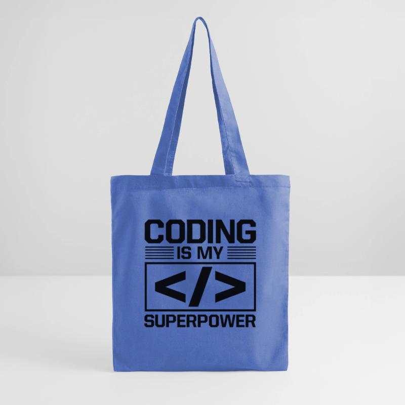 Coding Is My Superpower Programming Coder Computer Stoffbeutel