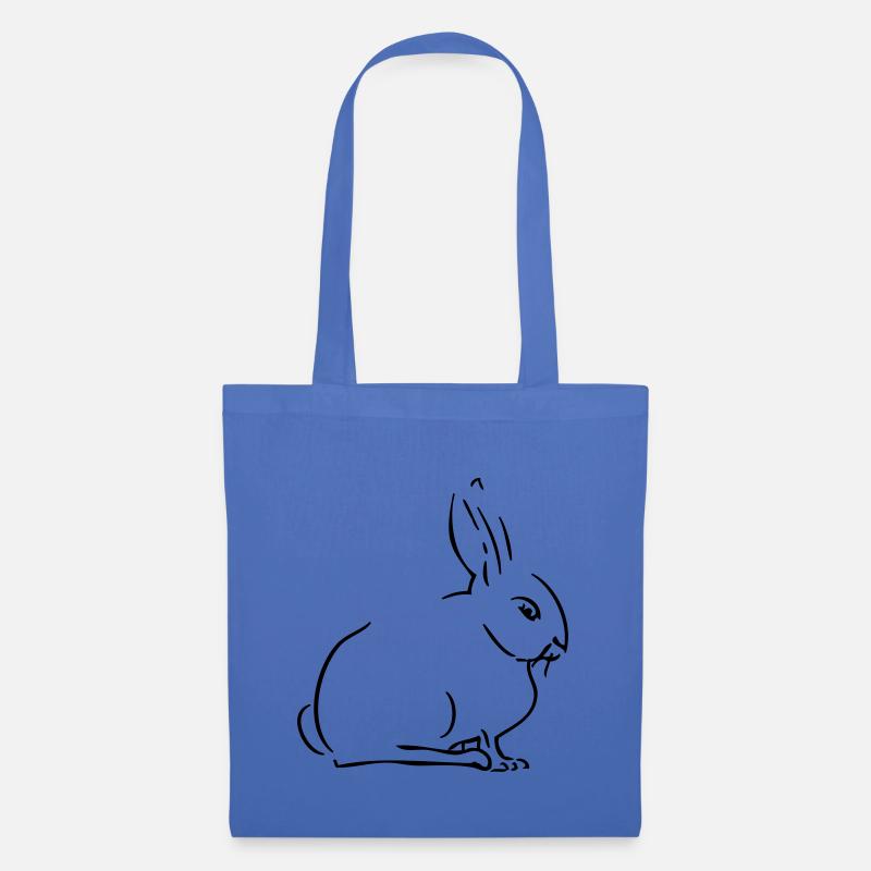 Hase - Stoffbeutel - Hellblau
