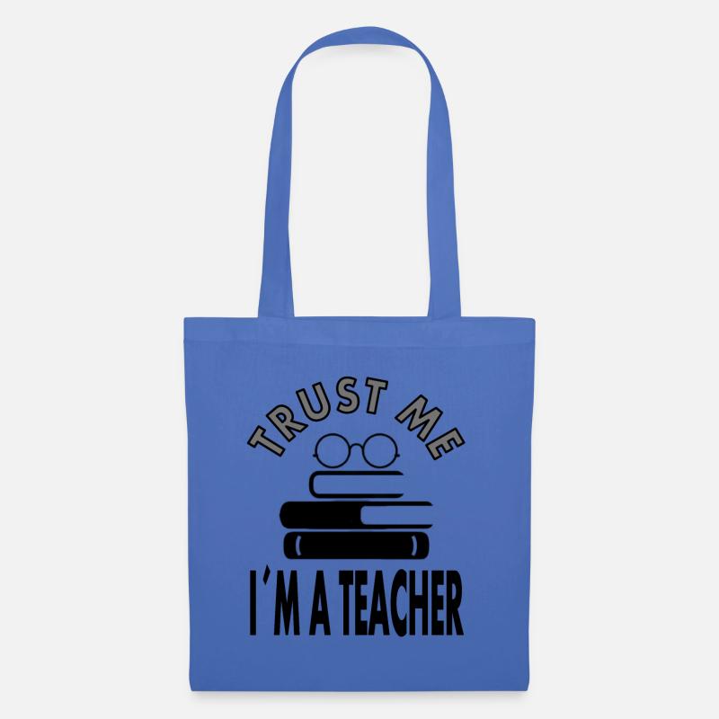 Enseignant Enseignant Enseignant Idée cadeau enseignant enseignant - Sac en tissu - bleu pâle