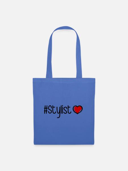 Stylist Herz - Stoffbeutel - Hellblau