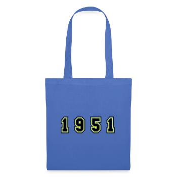 1951 Year Number - Tote Bag - light blue - Front