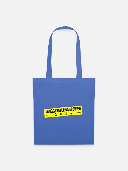 Junggesellen Abschied 2024 - Stoffbeutel - Hellblau