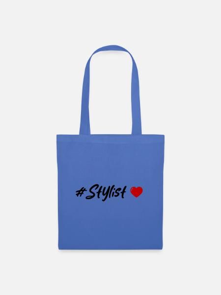 Stylist Herz - Stoffbeutel - Hellblau