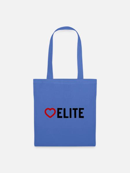 Elite Herz - Stoffbeutel - Hellblau