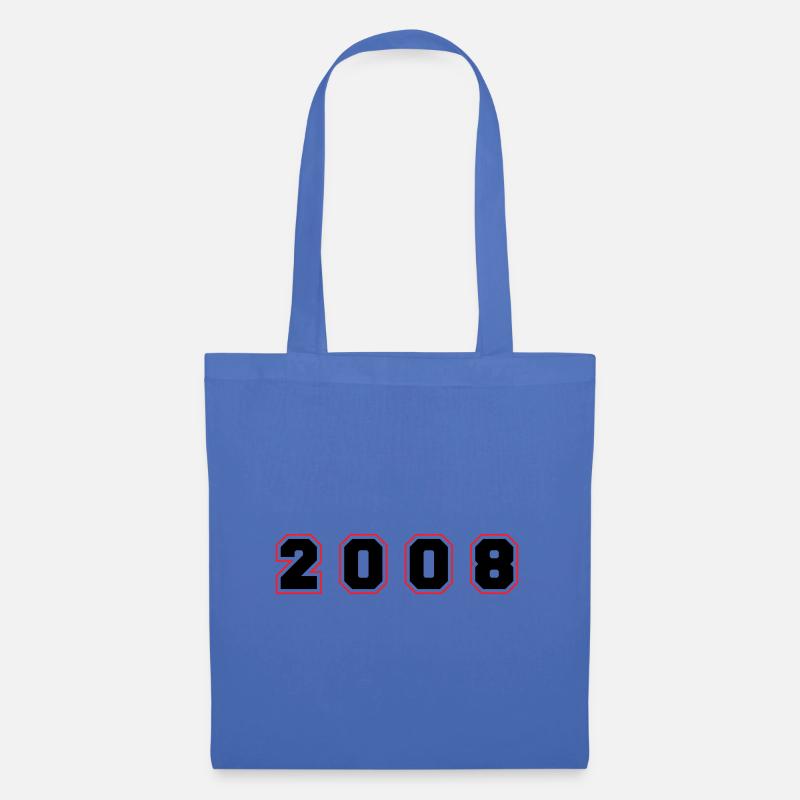 2008 Year Number - Tote Bag - light blue