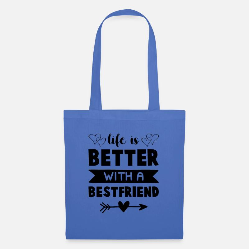 bester freund - Stoffbeutel - Hellblau