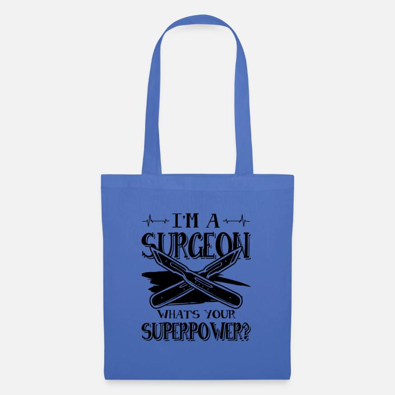 Chirurg superpower - Stoffbeutel - Hellblau