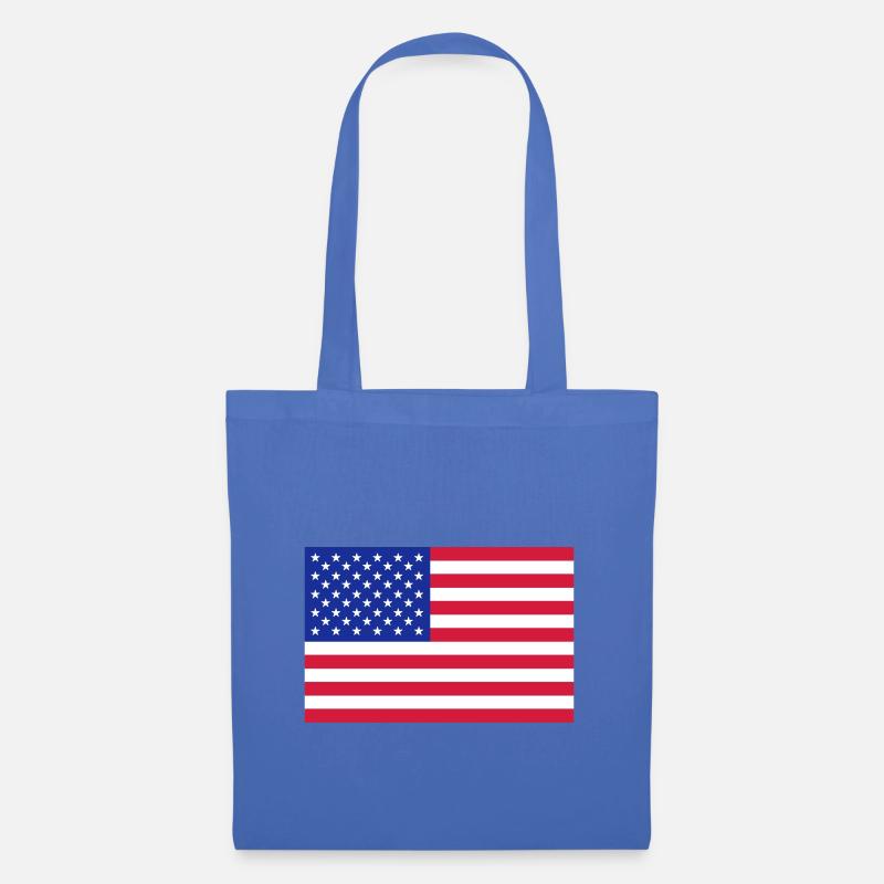 USA Flag - Stoffbeutel - Hellblau