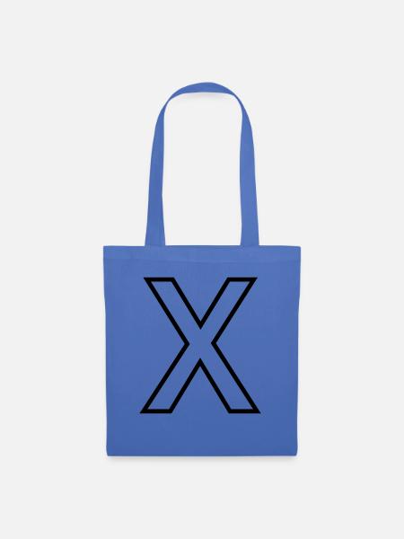 X - Stoffbeutel - Hellblau